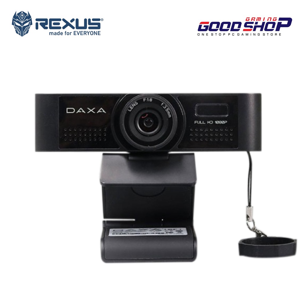 Rexus Daxa 1080p Full HD Wide Angle Resolution 30 fps - Webcam