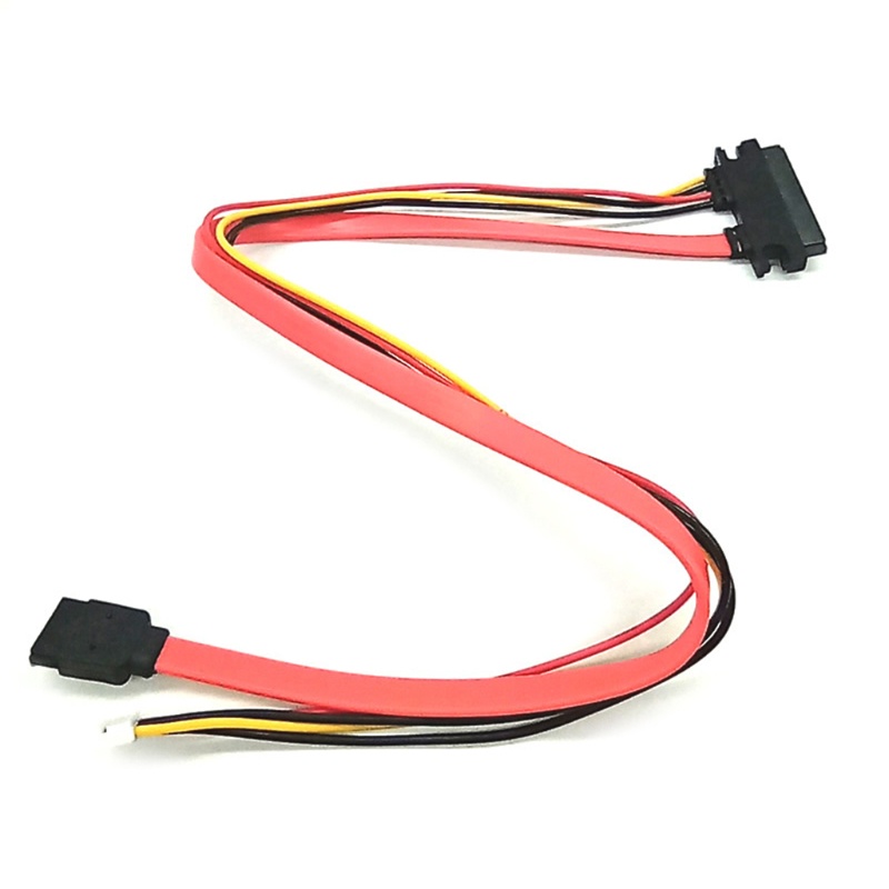 Zzz Kabel Extension Data Sata Iii 7 + 15 (22 Pin, Sata Male Ke Female) 19.69in