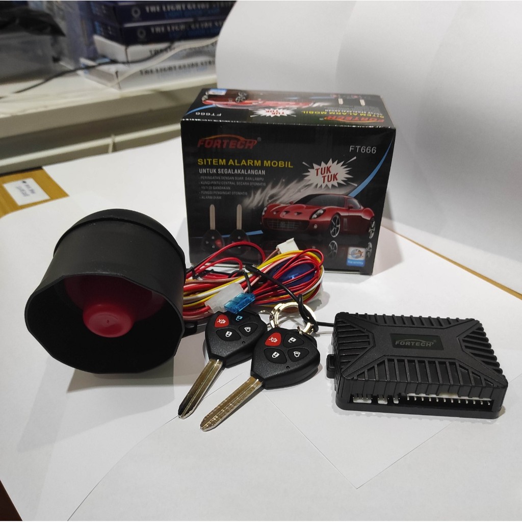 Alarm Mobil Fortech FT666 Model Kunci Innova Universal Top Quality