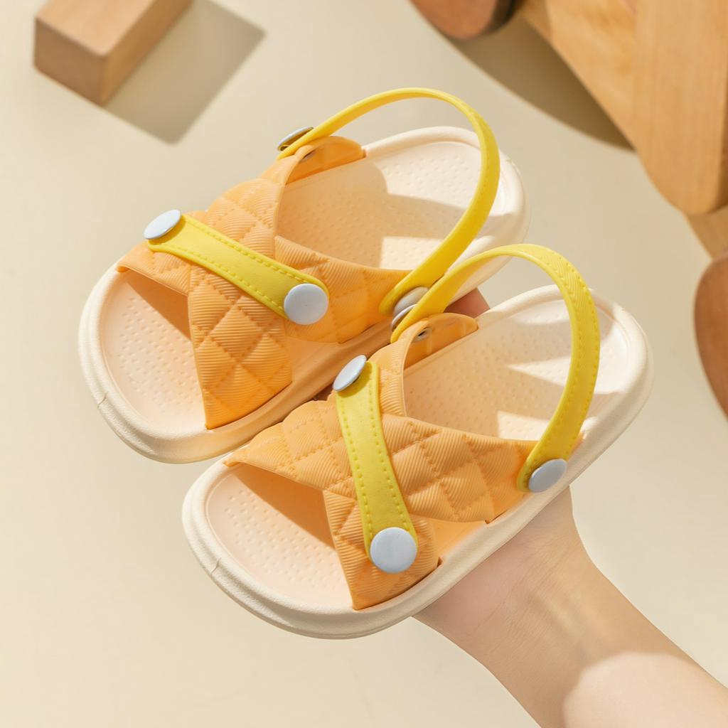 Okaybaby B316 Sandal Two Tone Import Anak Perempuan Model Lucu Sendal Casual