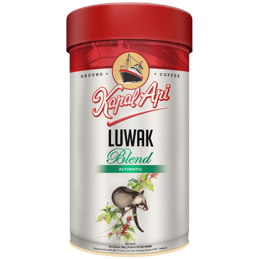 

Kapal Api Luwak Blend Coffee 200 gram - kkp1310