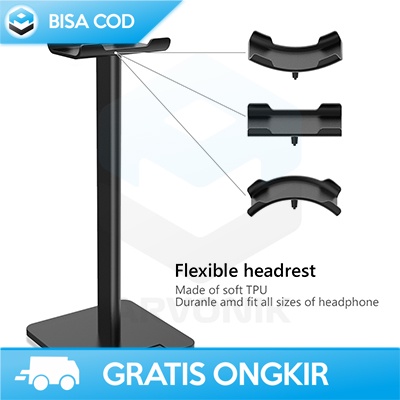 STAND HANGER BRACKET TAFFSTUDIO UNTUK SEMUA HEADSET/HEADPHONE GAMING