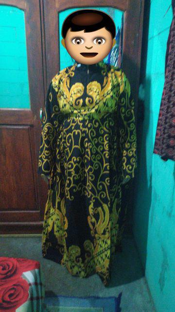 Hayunda Sarwendah Anami Gamis Batik Couple Kebaya Modern