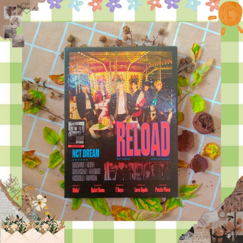 READY STOCK ALBUM ONLY NCT DREAM RELOAD RIDIN & WE GO UP