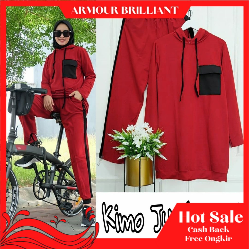 BAJU STELAN OLAHRAGA WANITA JUMBO-PAKAIAN OLAHRAGA WANITA JUMBO-STELAN JOGER WANITA