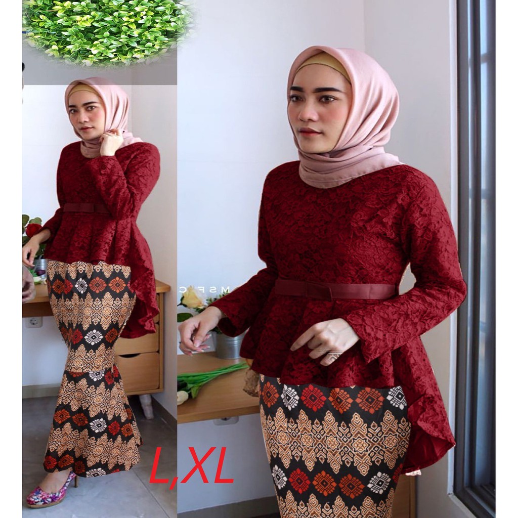 set kebaya aurora 5 warna