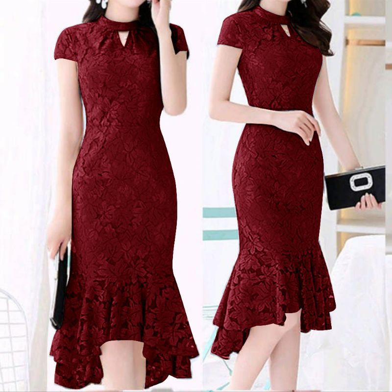 Busana Muslim Gamis Murah Gaun Pesta Muslimah Baju Pesta Wanita Kondangan Mewah Elegan Remaja