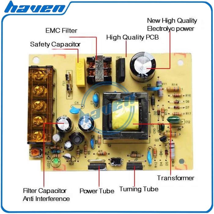 POWER SUPPLY 12V 5A / PSU 12V 5A SWITCHING POWER