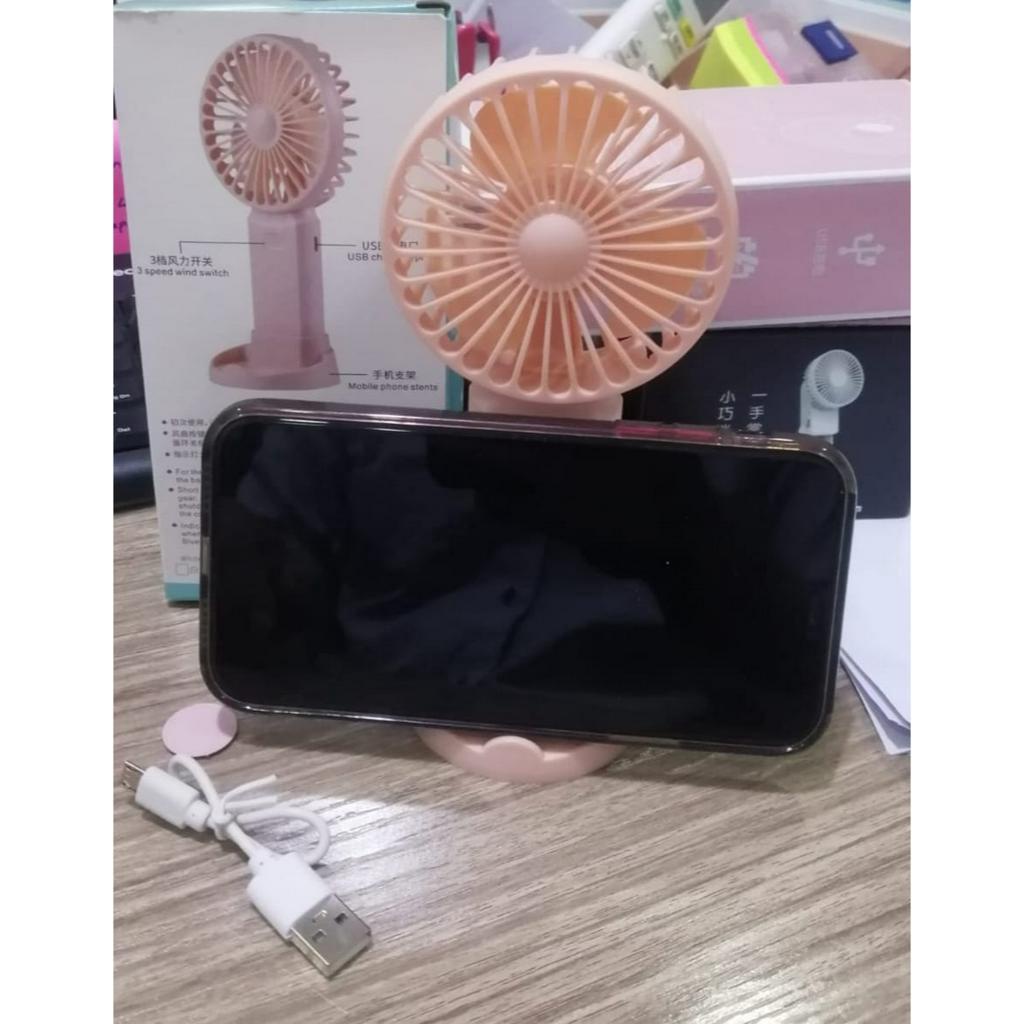 Kipas Angin Genggam Tangan / Kipas angin Mini Rechargeable/ kipas angin Meja Mini/ Handy Mini Fan Portable Kipas Elektrik Viral Untuk Outdoor Travelling Konser Piknik Jalan Luar Ruangan original