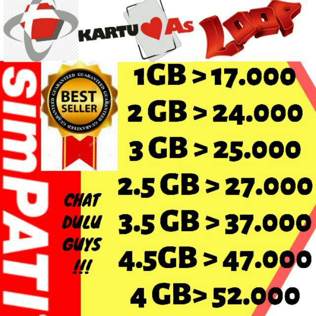 ChatDuluYaGuys Paket Kuota Telkomsel Lokal Vaganza Promo ...