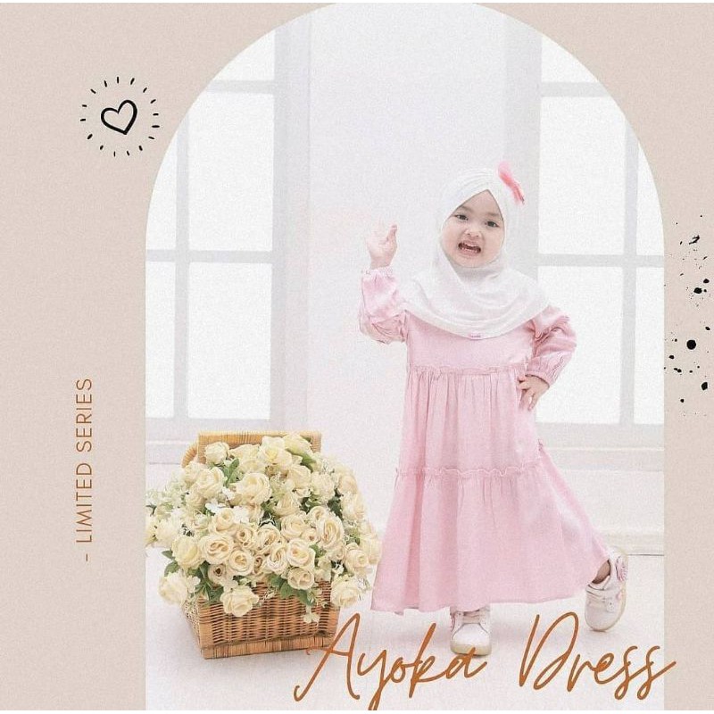 Dress Ayoka Anak Usia 1-5 tahun