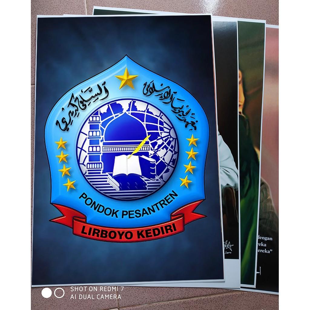 

READY!!!! BISA COD POSTER LOGO PONPES LIRBOYO UKURAN A3+ 32*47CM BAHAN ARTPAPER 310GRAM