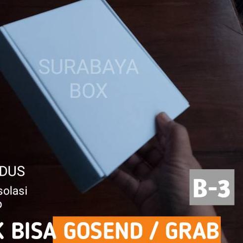 ISI 10 PCS KARDUS PUTIH B-3 CORRUGATED KOTAK HAMPERS KADO BOX KARTON DUS PACKING