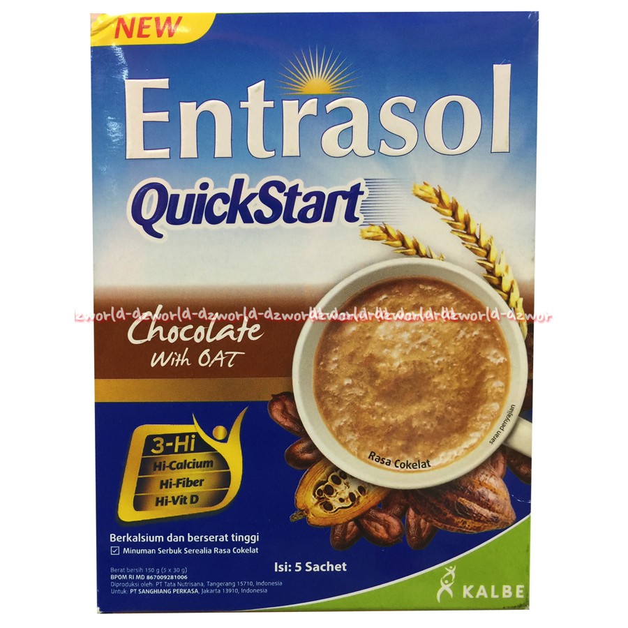 Entrasol Cereal Pro-fit 150gr Vanilla Veggie Dengan Chiaseeds Sereal Instan Entra Sol Quick Start Vanila Veggie Entrasol Coklat with Oat Sereal 5sachet Vanilla