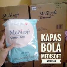 Kapas Bulat Bayi Medisoft Cotton Ball 120 balls kapas cebok bayi