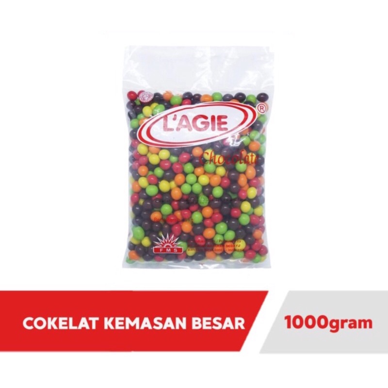 Lagie Coklat Kiloan Cokelat Kacang Tanah Febby Peanut Aneka Warna 1 kg