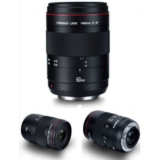 LENSA YONGNUO YN-60MM F2 MF MACRO FOR CANON