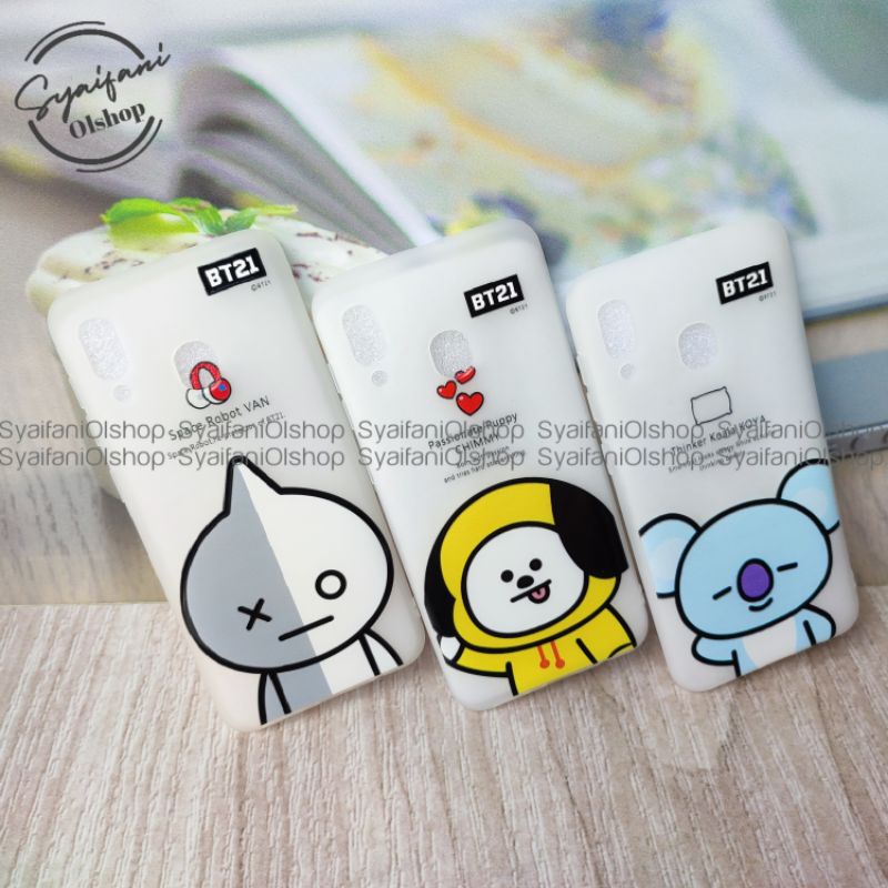 Case Samsung A20 (SM-A205) / A30 (SM-A305) / Galaxy A20 / A30 Softcase Karakter BT21 Lucu