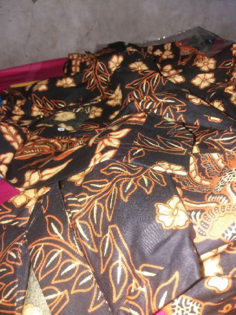 Atasan Batik Tunik Cendrawasih Serut Mpret