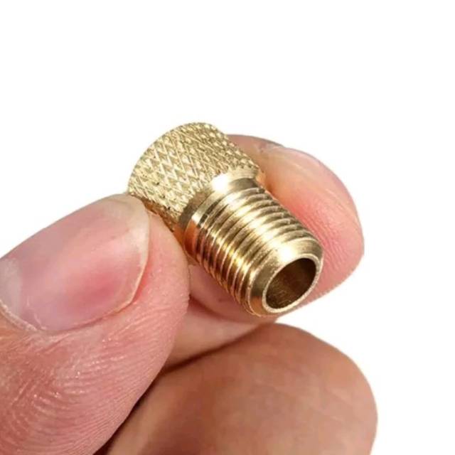 Adaptor Pompa Pentil Presta To Schrader Valve Ban Sepeda Road Bike Fixie etc