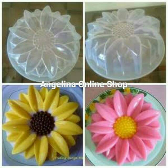 Cetakan Puding Bunga Matahari