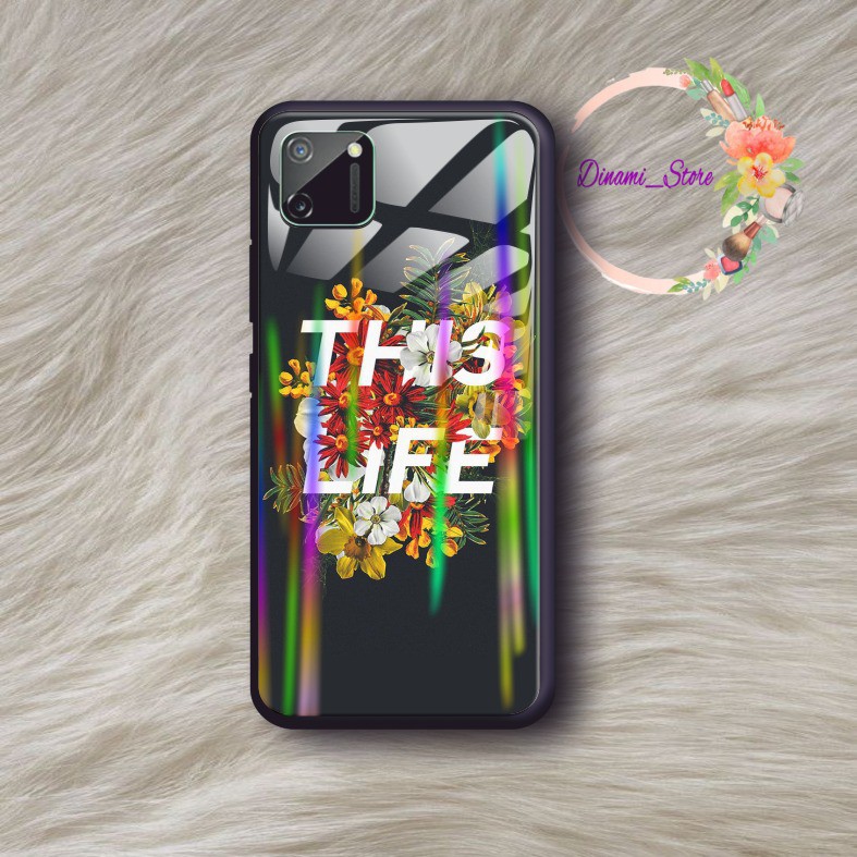 Back Case Glass Aurora TYPOGRAPHY Vivo Y91 Y17 Y12 Y15 Y93 Y95 Y81 Y83 Y71 Y53 y20 Y30 Y50 DST548