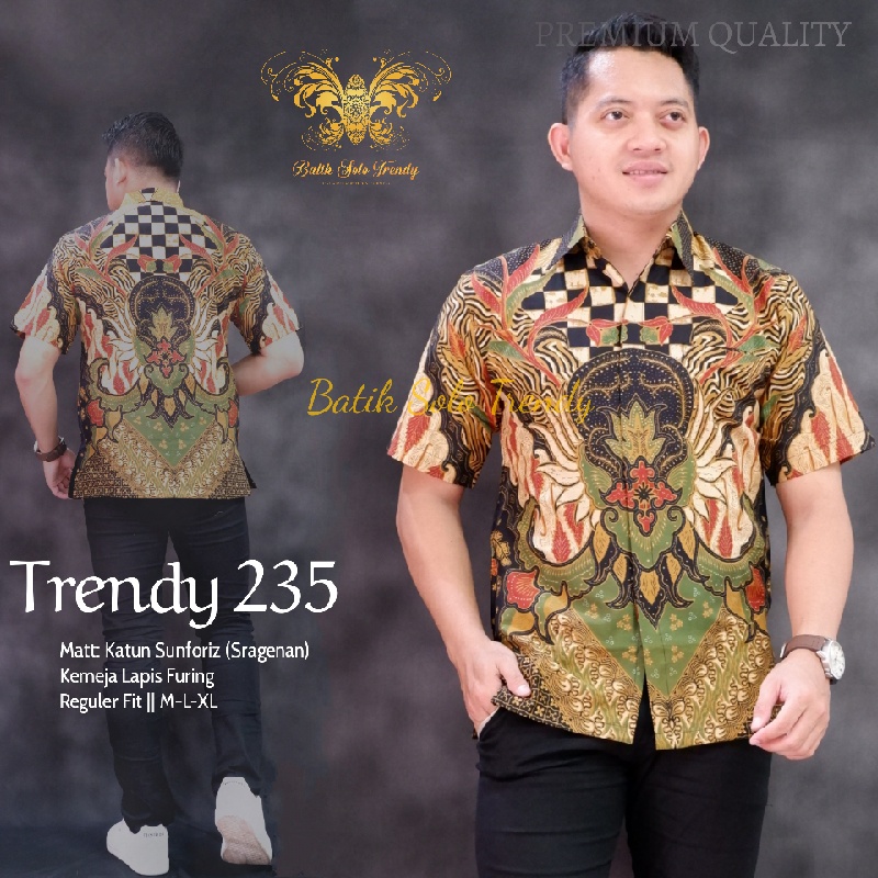 KEMEJA BATIK LENGAN PENDEK KAIN HALUS MURAH