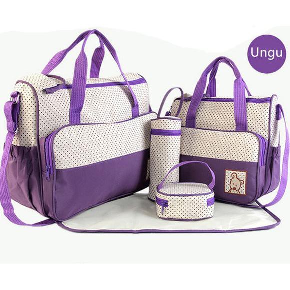 Je Baby Travel Bag Bear 5In1 B58 Tas Perlengkapan Bayi Bear Brand Tas Hiroshiiii_Mow