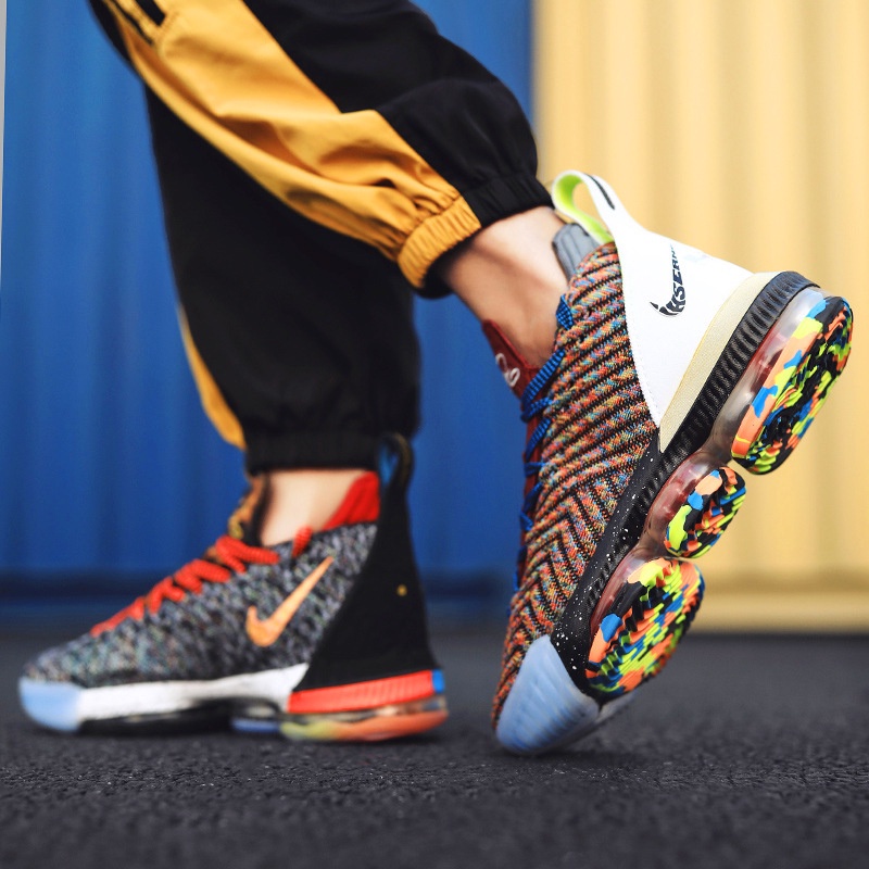 Sepatu Basket Nike Asli Resmi James 16 Pria Sen Mandarin Duck King One Piece