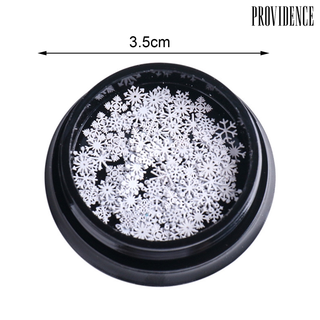 Providence 100pcs / Botol Irisan Kepingan Salju 3d Untuk Dekorasi Nail Art / Manicure