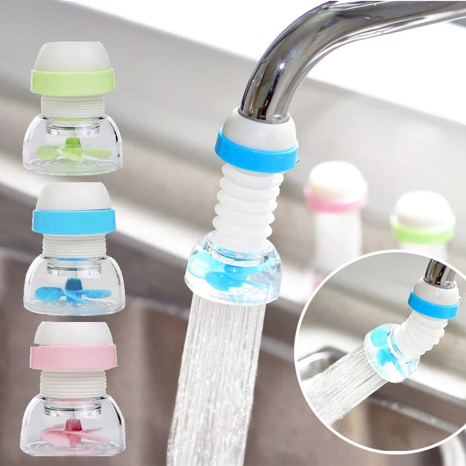 [Eike] - Sambungan Kran Air Flexible 360 derajat / Sambungan Kran Faucet Plastik Fleksibel / Sambung
