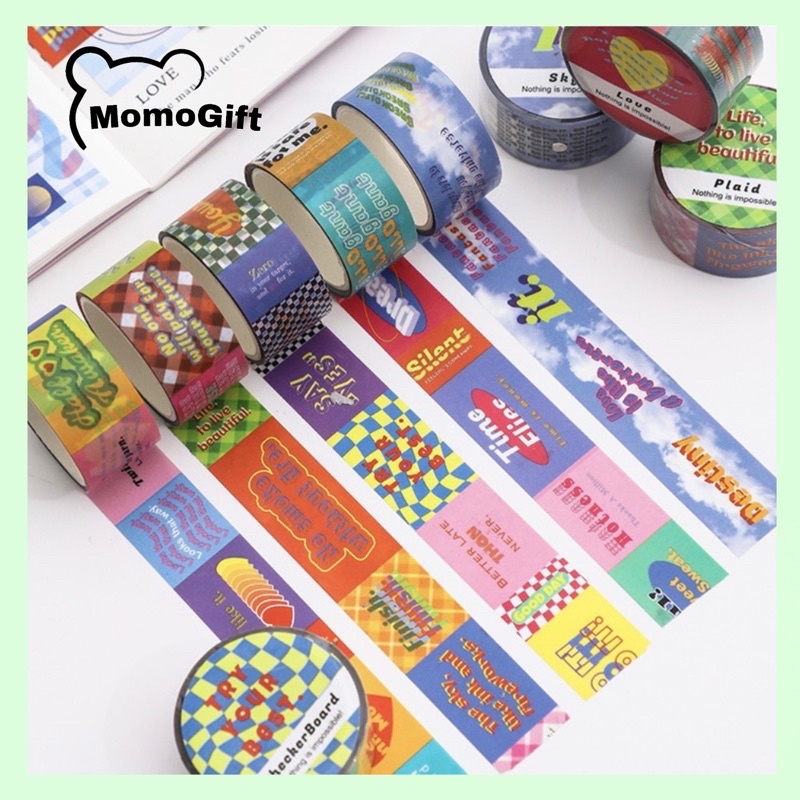 

Washi Tape DIY Jurnal Buku Sunny Series Korean Tape WT07