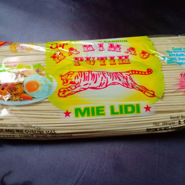 

Mie lidi Medan cap harimau
