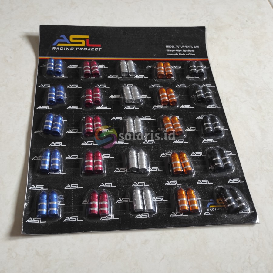 Tutup Pentil Variasi Ban Sepeda Motor Mobil. Variasi Tutup Pentil Schrader AV MTB Lipat Alumunium Al