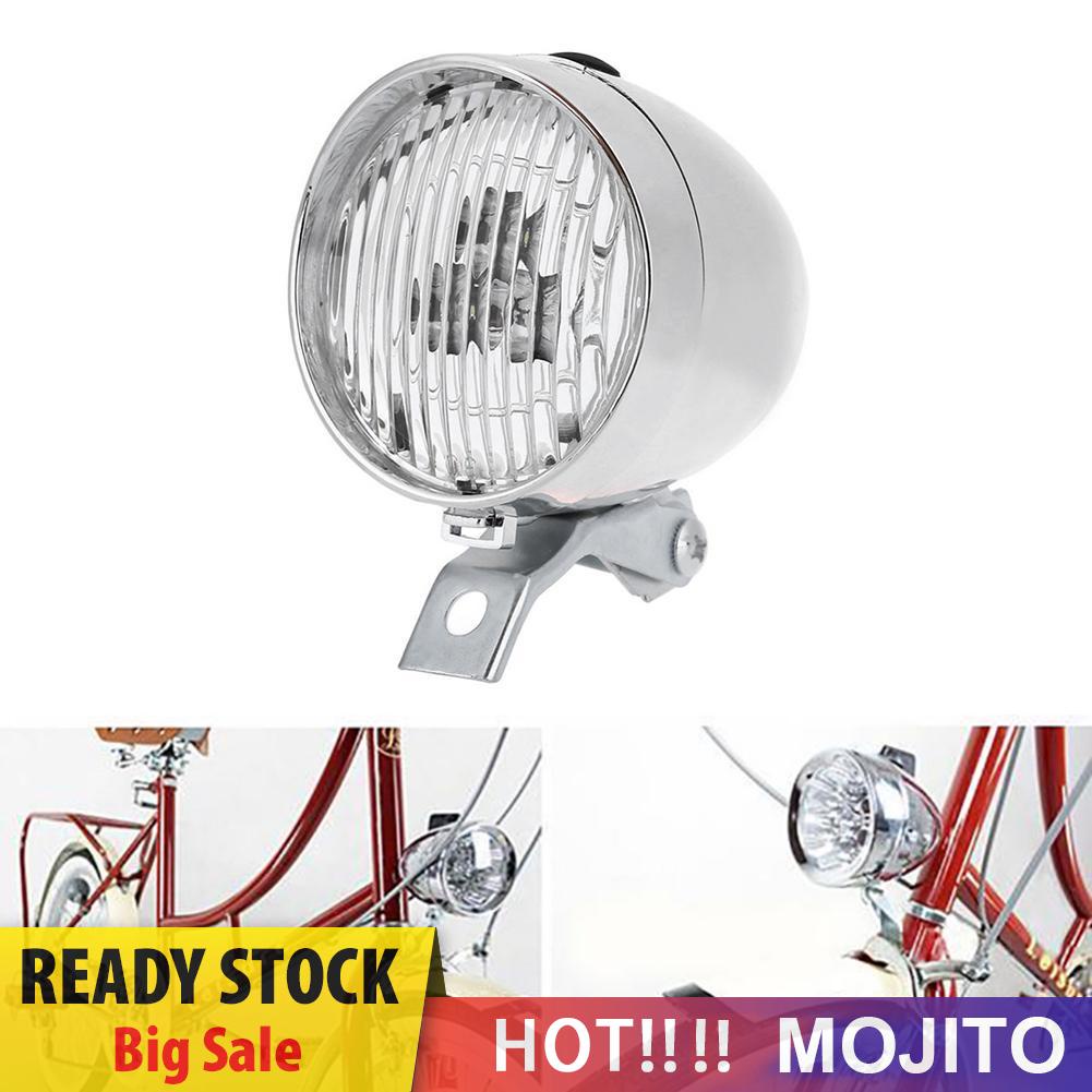 Lampu Depan 3 Led Gaya Retro Vintage Untuk Sepeda