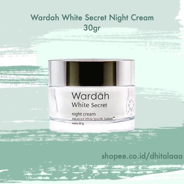 Wardah White Secret Night Cream
