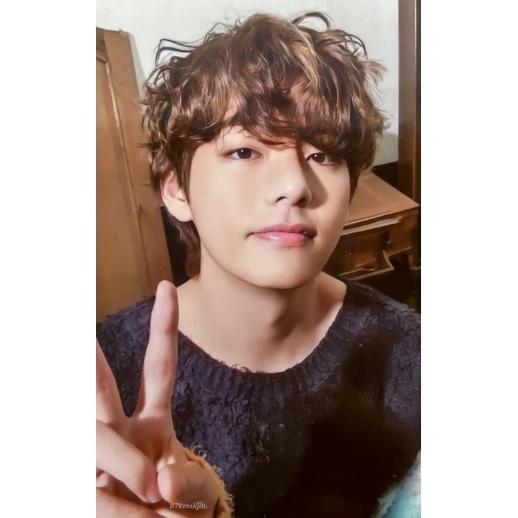 pc photocard kim taehyung v decokit deco kit bts