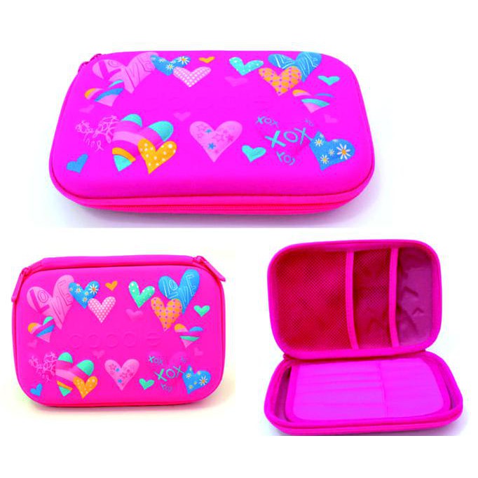 

Murah Meriah Kotak Pensil Timbul 3D Smiggle Look A Like - Red Love