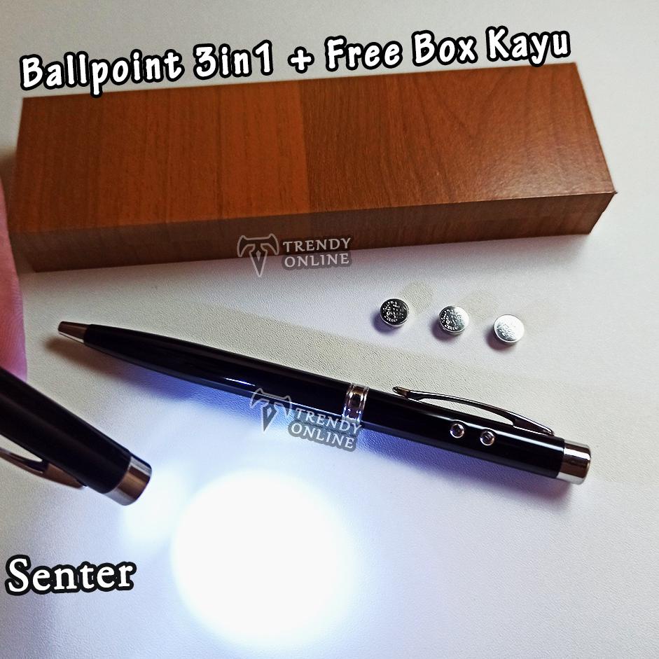 

Top Produk.. Pulpen Multifungsi FREE GRAFIR Cetak Nama, Pulpen 3in1 Menulis, Laser Pointer, Senter, Pen 3 in 1, Pulpen Presentasi
