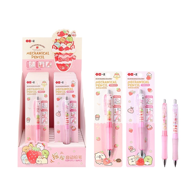 KENSHO Pensil Cetek Pencil Mekanik 0.5 mm Lucu Import Sumikkogurashi Mechanical