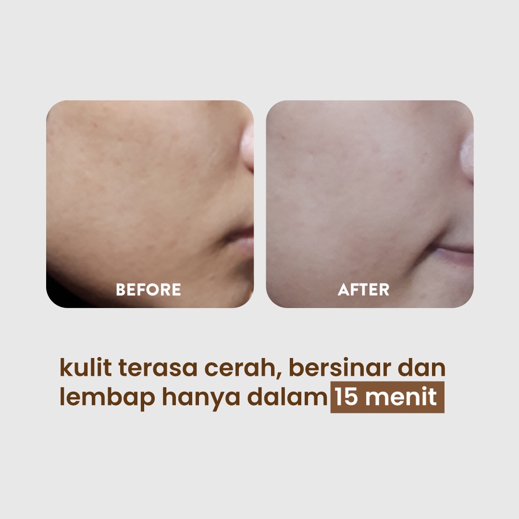 NPURE LICORICE ULTRA LIGHT COMPLETE FACE ESSENCE SHEET MASK Mencerahkan dan Melembapkan Kulit Wajah