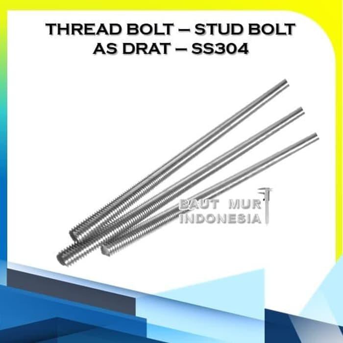 ASDRAT STAINLESS SS304 M20X1METER perkakas