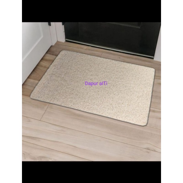 Keset Karet Pvc Mie 40 x 60 Beige / karpet anti slip bihun coil mat-other