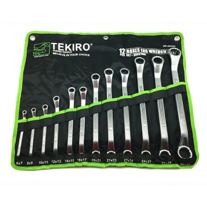 TEKIRO KUNCI RING SET 12 PCS 6-32MM / BOXES END WRENCH SET TEKIRO