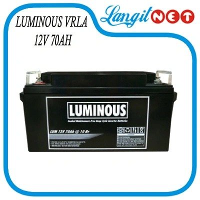 LUMINOUS VRLA 12V 70Ah