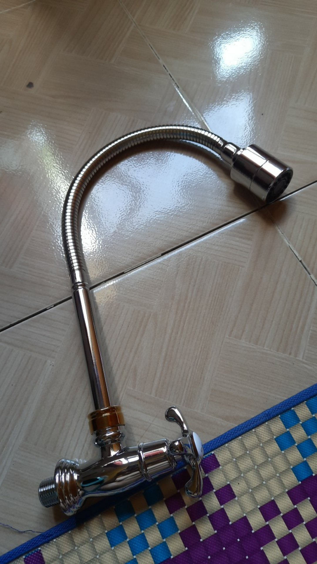 Keran Kran Angsa Cuci Piring Fleksibel Flexible Onda Stainless