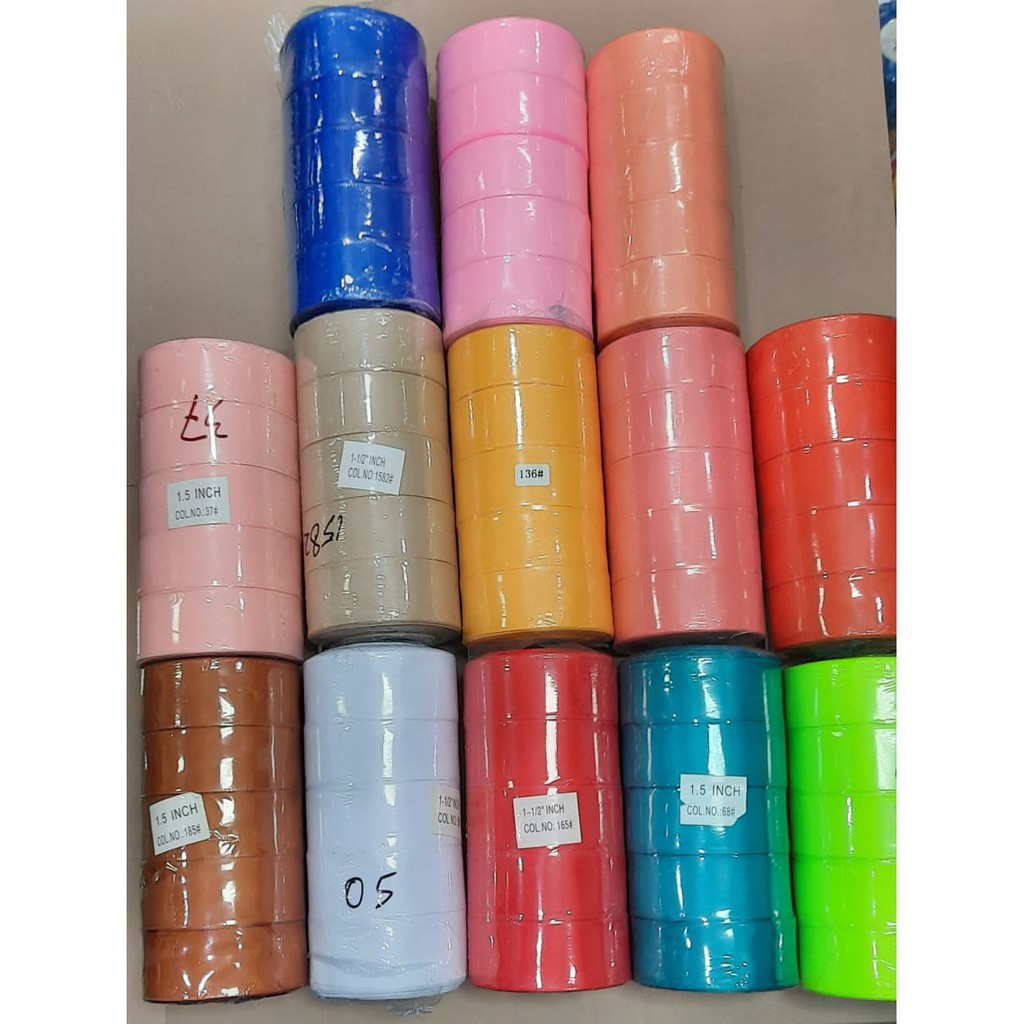 

Pita Grossgrain 1 1/2 inch 4 cm/Pita Grossgrain 1.5 inch /pack isi 5 roll
