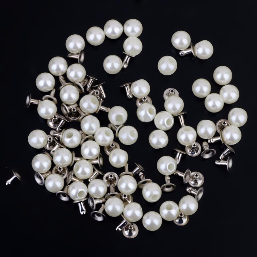 Pearls Rivets Studs (10pair)