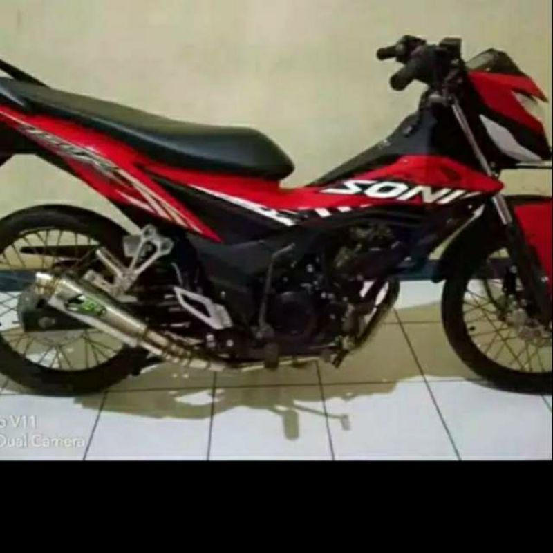 Knalpot Racing JRM buat satria fu satria fu injeksi sonic