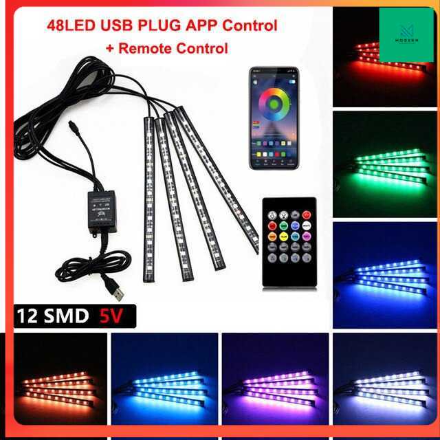 TD - CGC ANMINGPU Lampu LED Strip RGB Light 48LED USB APP Control - AP-2